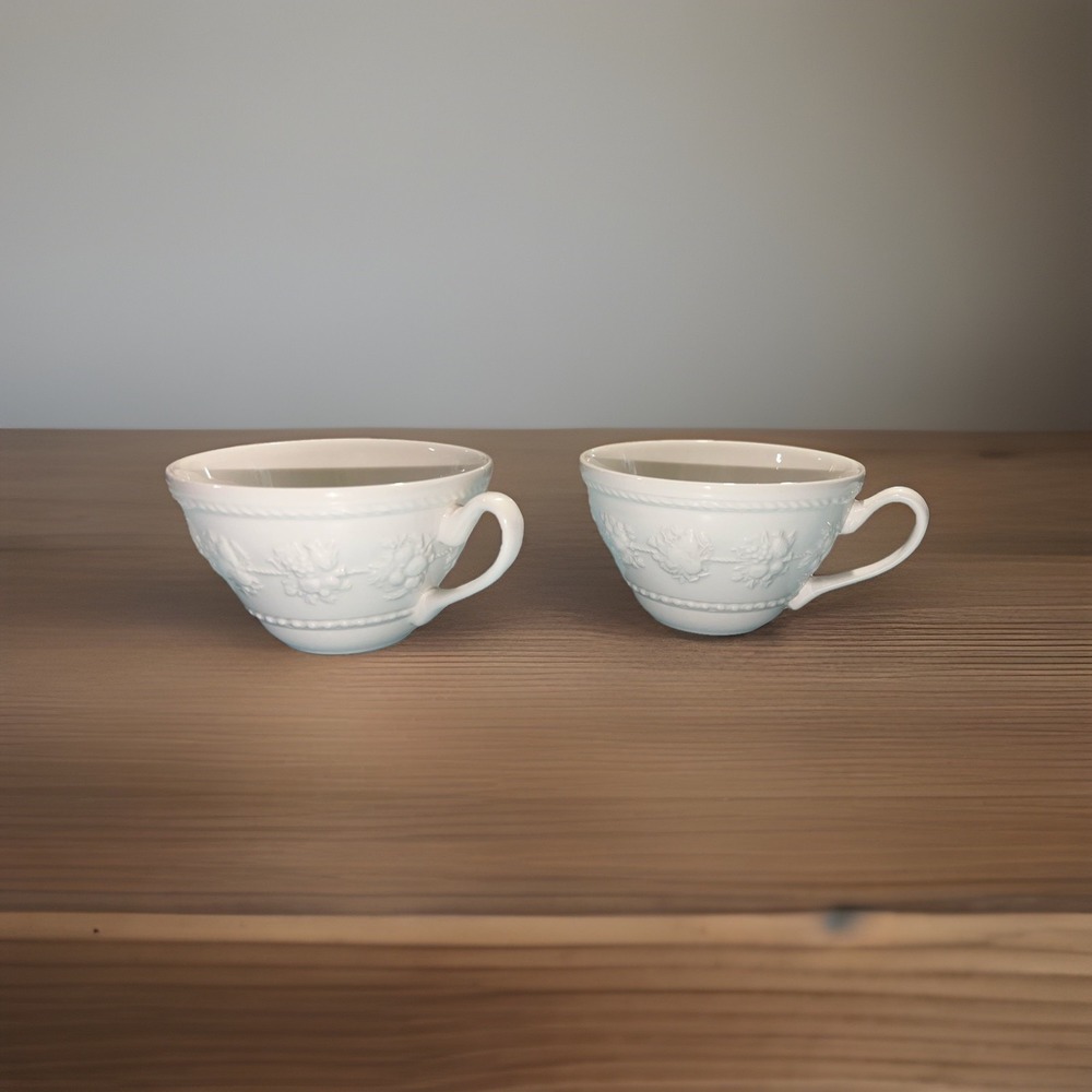 Wedgewood Festivity‎ Coffee Tea Cup Mug Home Collection Embossed Rim